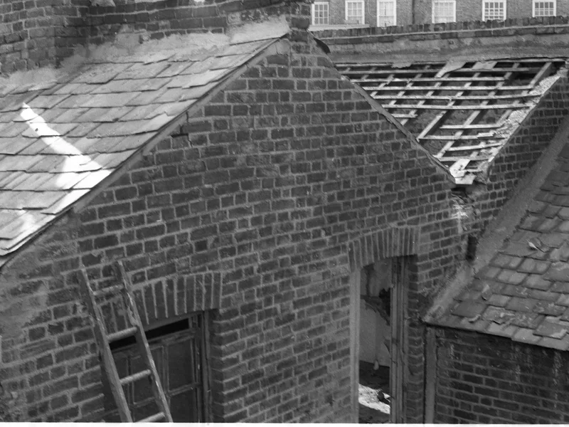 Roof under construction